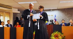 Des Paulo Velten e desª Francisca Galiza. Foto: Ribamar Pinheiro (TJMA)